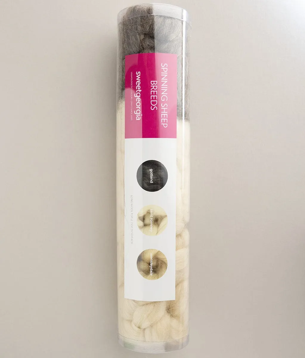 Spinning Sheep Breeds Kit / Long Wool