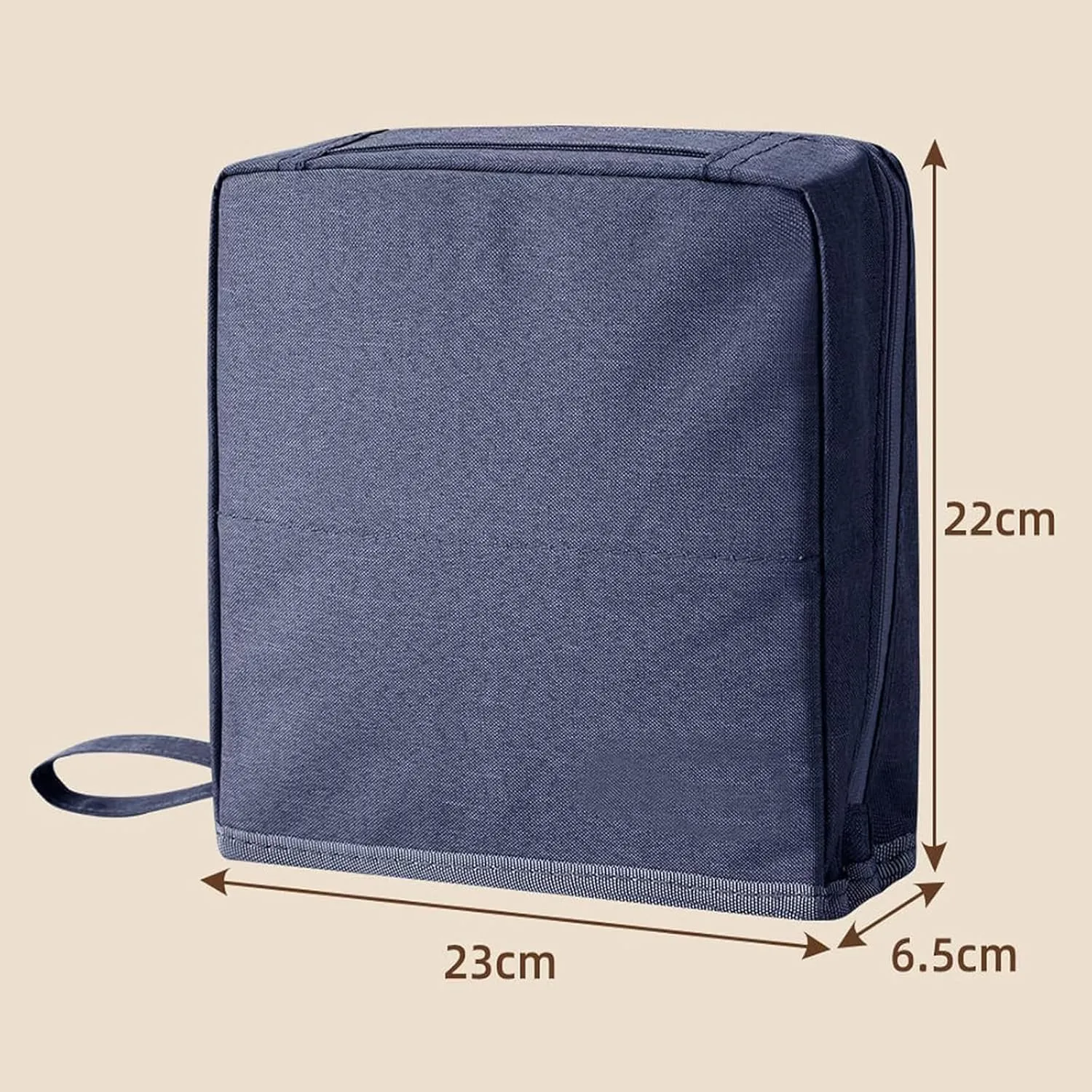 Standing Makeup Bag Portable, Large Capacity, Doresty Makeup Bag, Waterproof Multipurpose Stand up Toiletry Bags Stationery Organizer, Toiletry Bags with Compartments for Traveling (Blue)