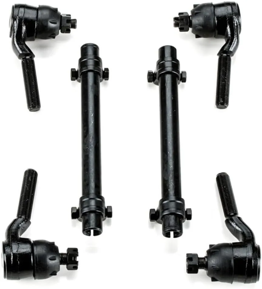 Steering Tie Rod End Suspension Kit Inner Front Left Driver Right Passenger Side Black Compatible with Plymouth Belvedere/Satellite 65-69|Plymouth GTX 67-69|Plymouth Road Runner 68-69