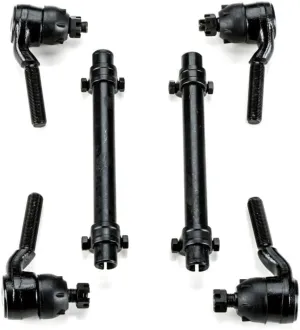 Steering Tie Rod End Suspension Kit Inner Front Left Driver Right Passenger Side Black Compatible with Plymouth Belvedere/Satellite 65-69|Plymouth GTX 67-69|Plymouth Road Runner 68-69