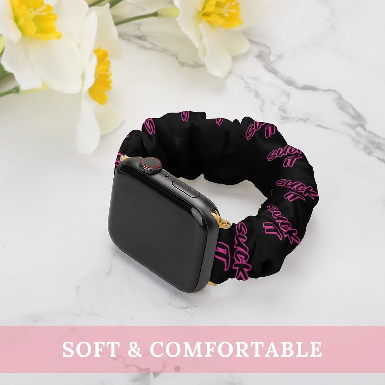 Suck It Fashion Watch Strap Scrunchies Wristbands Compatible With IWatch Series