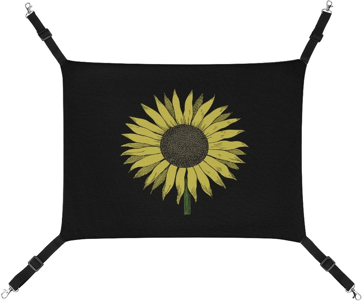 Sunflower Hanging Cat Bed Soft Breathable Pet Hammock for Cage Pet Sleeper for Kitten Ferret Puppy Rabbit
