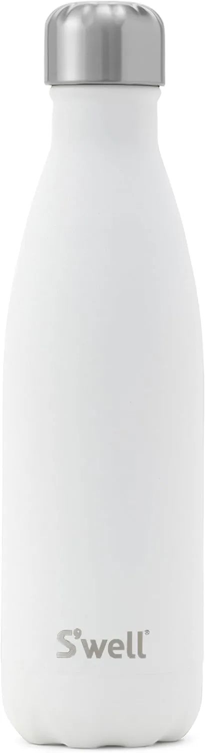 S'well Stainless Steel Water Bottle, 17oz, Moonstone, Triple Layered Vacuum Insulated Containers Keeps Drinks Cold for 36 Hours and Hot for 18, BPA Free, Perfect for On the Go