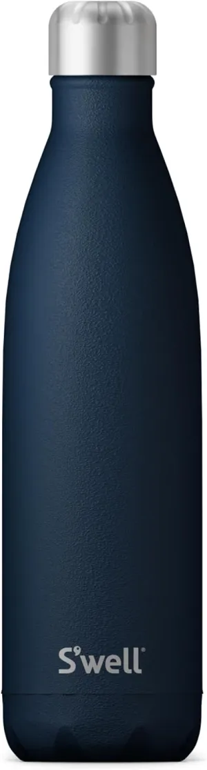 S'well Stainless Steel Water Bottle, 25oz, Azurite, Triple Layered Vacuum Insulated Containers Keeps Drinks Cold for 48 Hours and Hot for 24, BPA Free, Perfect for On the Go