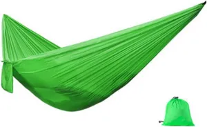 Swings Seats Nylon Hammock with Tear Resistant, Portable Single Hammock, Durable, Breathable, Long Lasting, for Outdoors Play Set Swings (Color : Fruit Green)