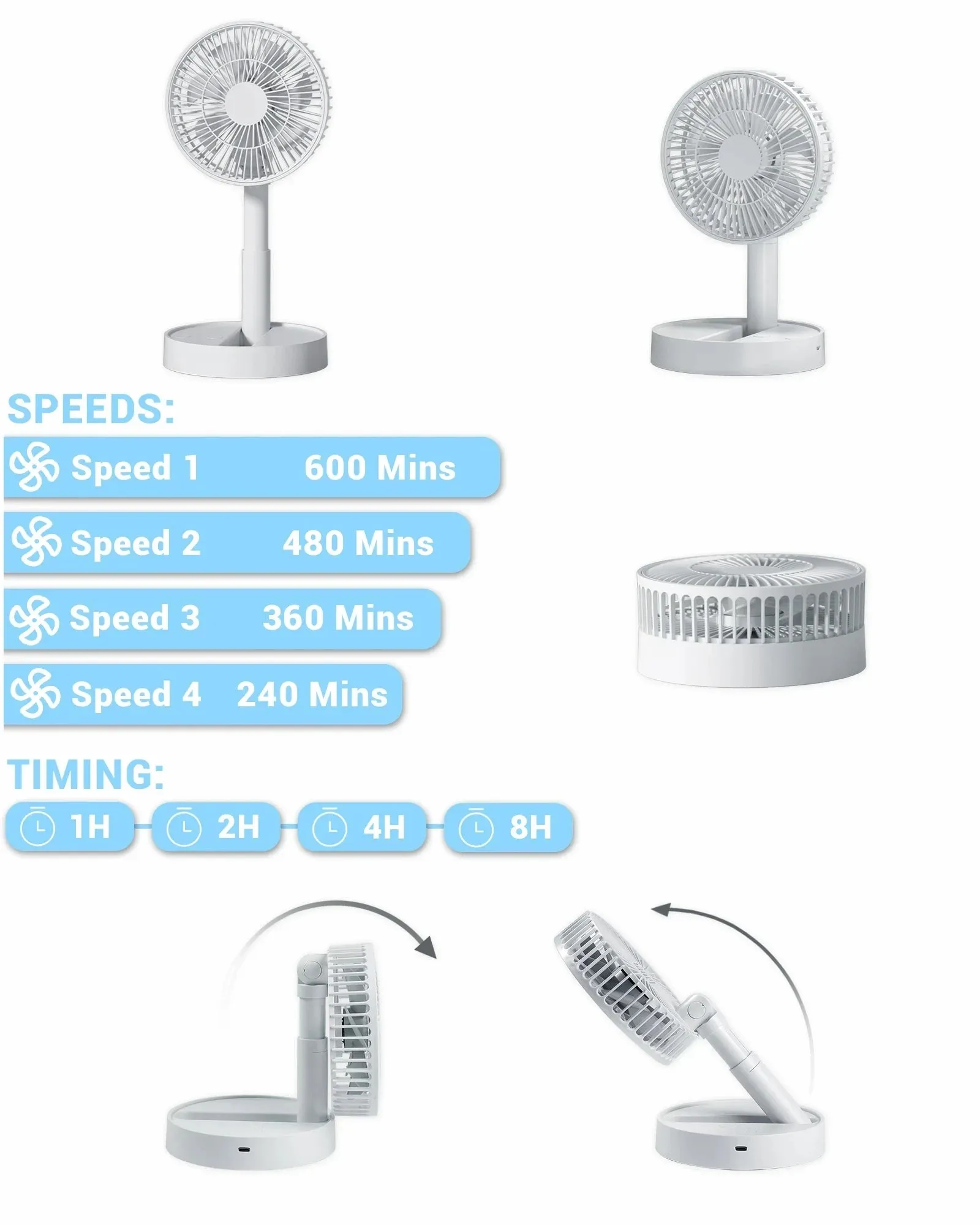 Table Fan Foldable