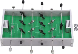 Tabletop Foosball Table Portable Mini Table Soccer Game Set, Compact Mini Arcade Table Hand Soccer for Kids and Adults, Compact Size Aluminum Rod Table 8.0 x 4.6 x 13.in