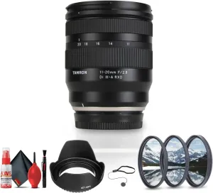 Tamron 11-20mm f/2.8 Di III-A RXD Lens for FUJIFILM X, Ultra-Wide, Auto Focus, Weather-Sealed, Zoom, X-Mount
