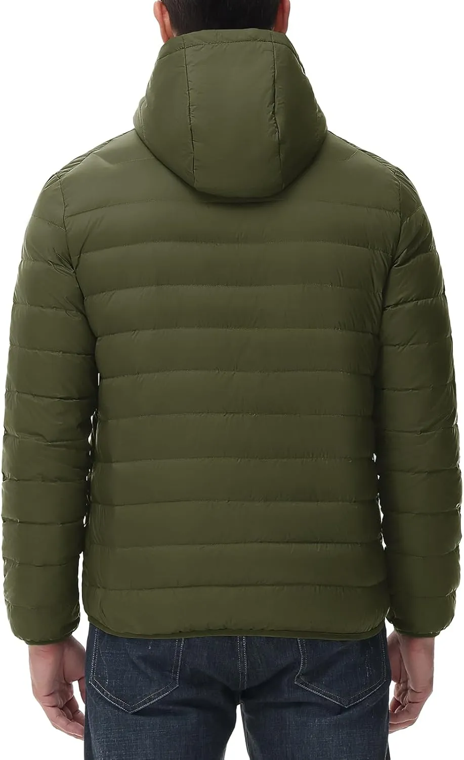 TBMPOY Men's Down Puffer Jackets Packable Lightweight Winter Coat Hooded Warm Insulated Puffy Jacket