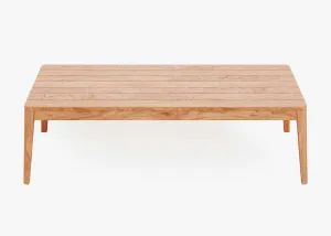 Teak Outdoor Coffee Table - Tapered Leg By Outer