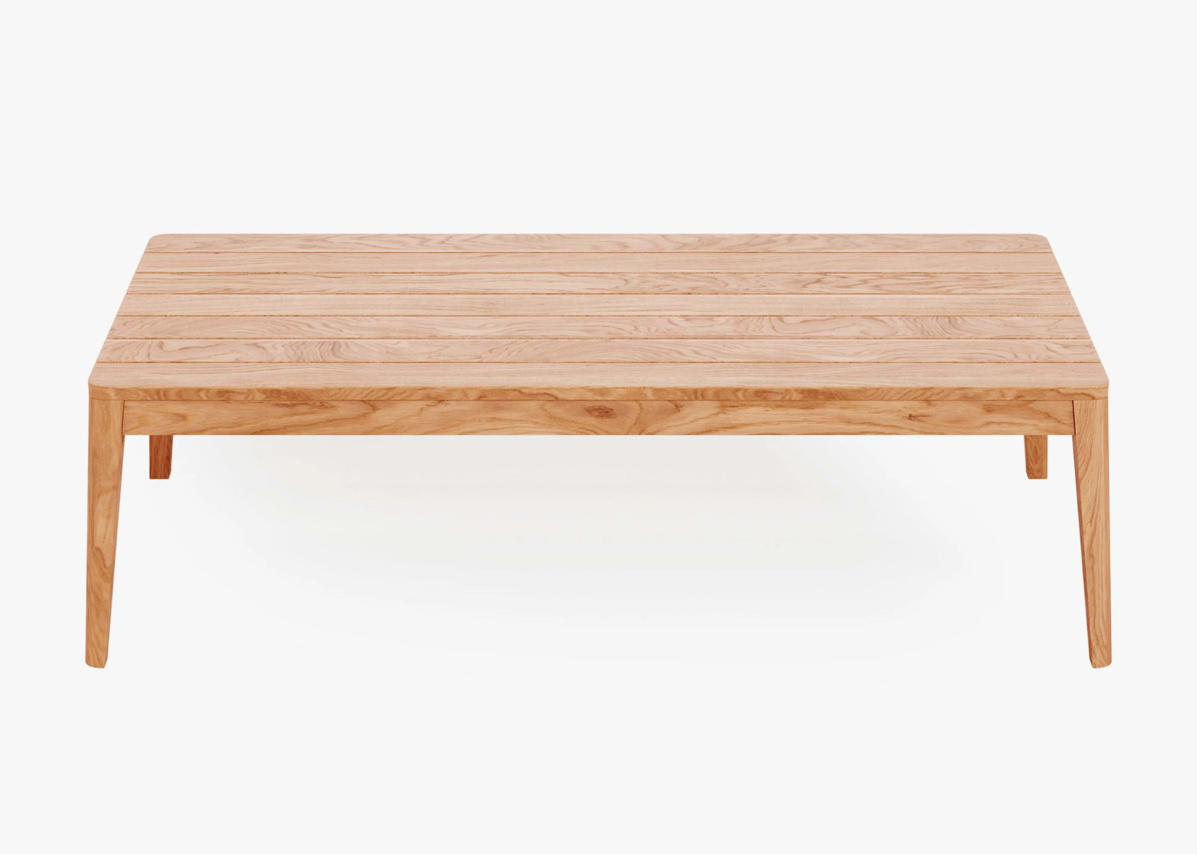 Teak Outdoor Coffee Table - Tapered Leg By Outer
