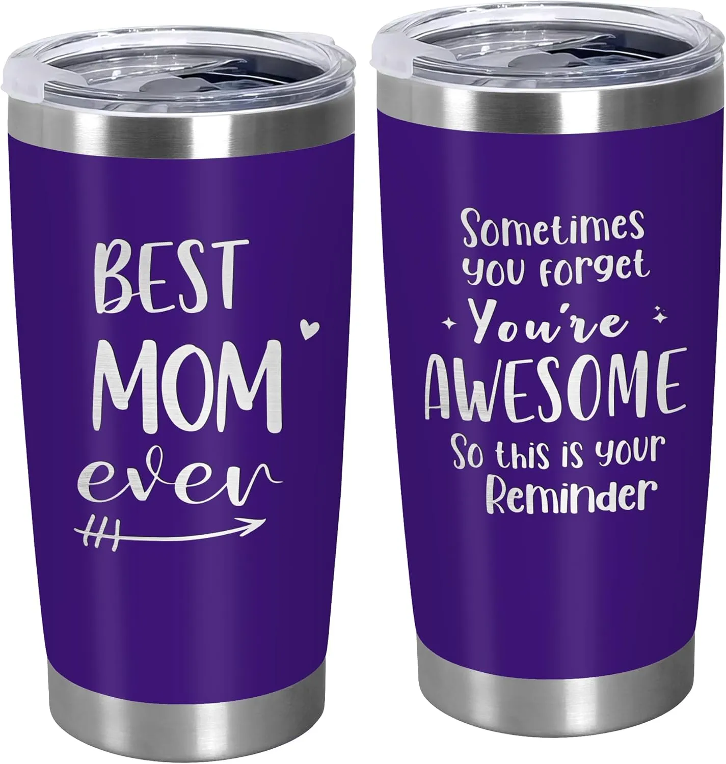 TEEZWONDER Mom Gifts for Women - 20 oz Stainless Steel Insulated Coffee Tumbler with Lid - Mom Birthday Gifts from Daughter Son, Mama Gift Ideas, Gift for Mother in Law Stepmom