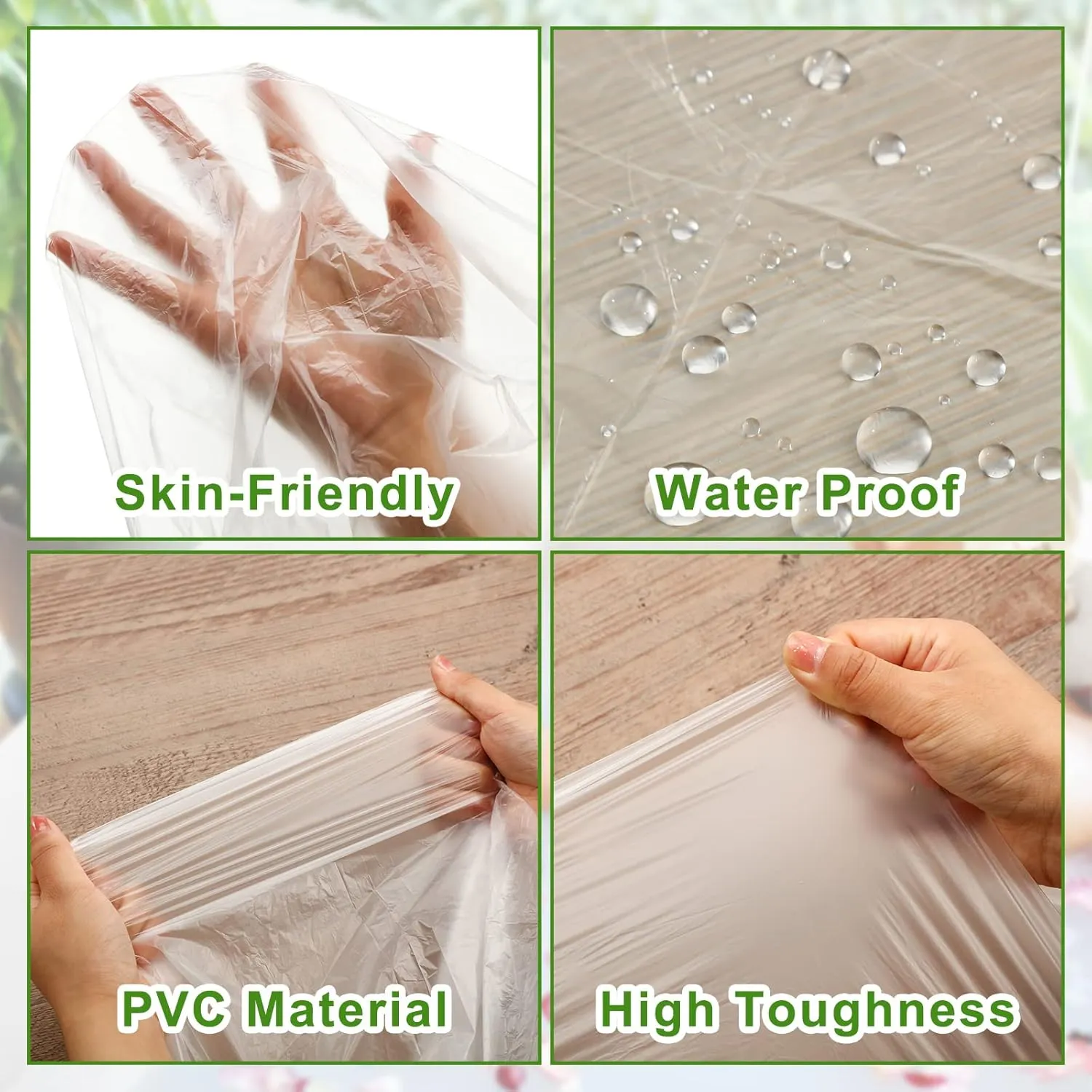 Teling 150 Pcs Sauna Bag Plastic Sheeting for Body Wrap 47 x 83 Inch Applied Inside a Far Infrared Disposable Body Wraps Thicken Sauna Blanket Liners Accessories