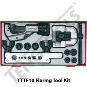 Teng Tools 10 Piece Flaring Tool & Pipe Cutter Kit TC-Tray - TTTF10