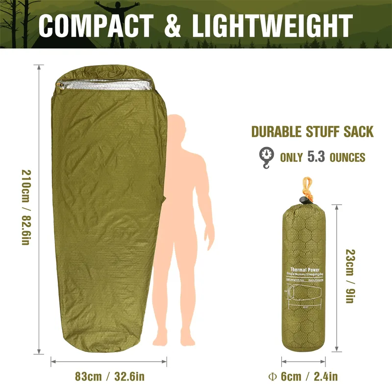 TERRAWRAP - Emergency Sleeping Bag Survival Gear