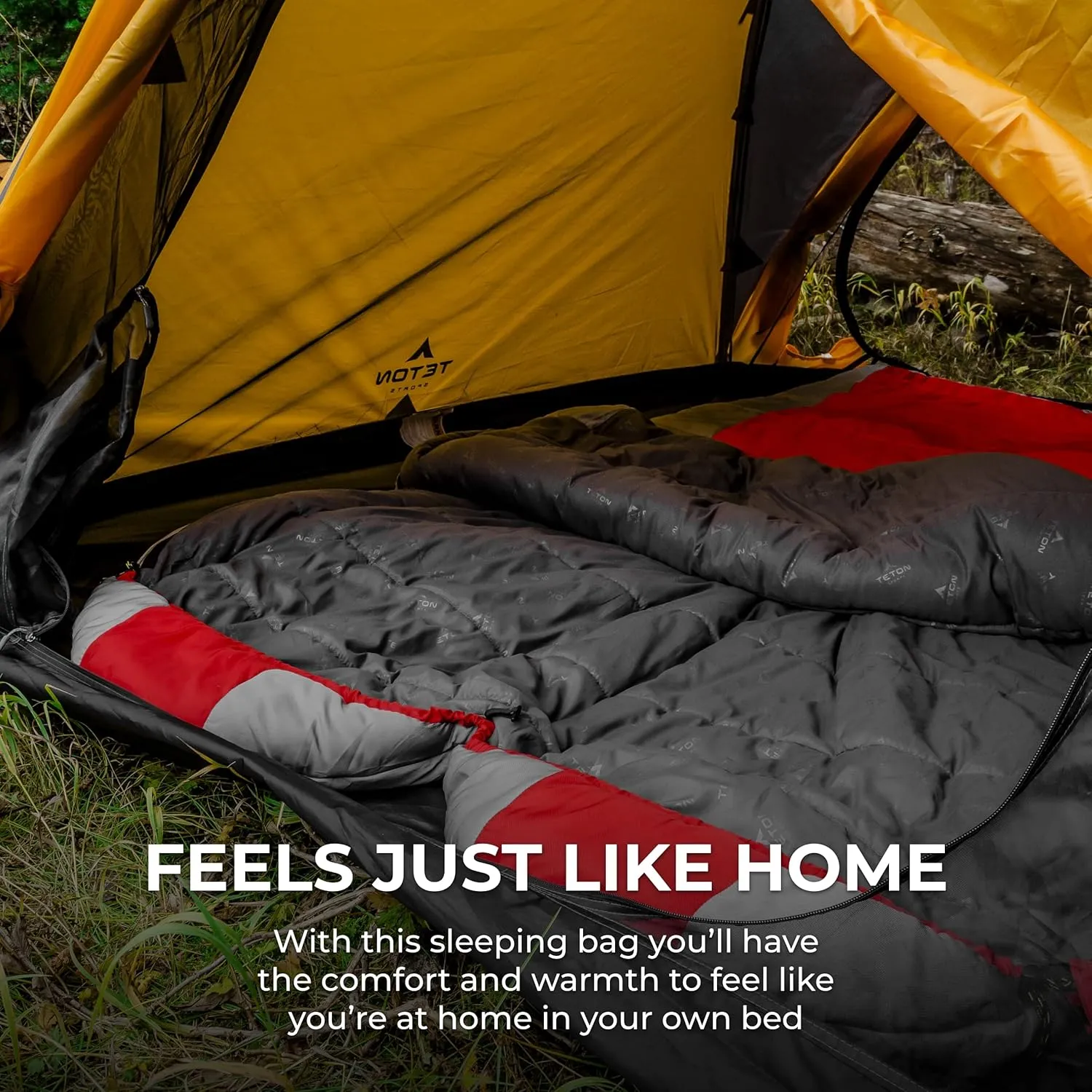 Teton 20F and 5F Degree Sleeping Bag; Lightweight, Warm Weather Mummy Sleeping Bags for Adults and Kids, Camping, Backpacking, Hiking