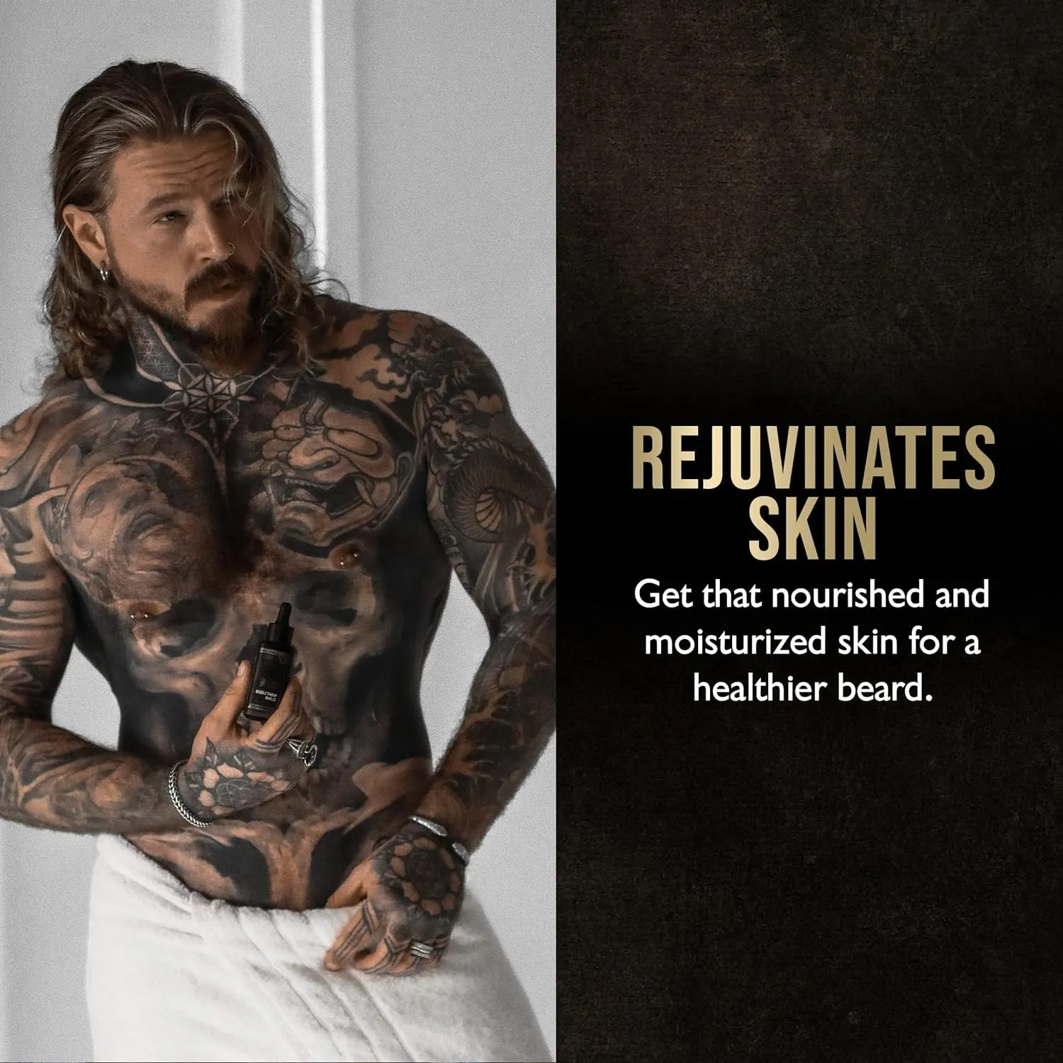 The Beard Struggle Ultimate Beard Growth Kit for Men Balm, Butter, Brush, Comb, Oil, Wash, & Conditioner for Moisturizing Beard - Aesir's Triumph, Platinum Collection