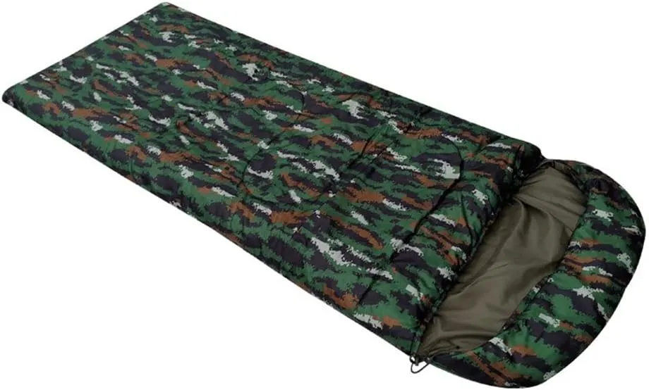Thickened Winter and Tiger Camouflage Sleeping BagRemovable Layer Tiger Camouflage Sleeping Bag