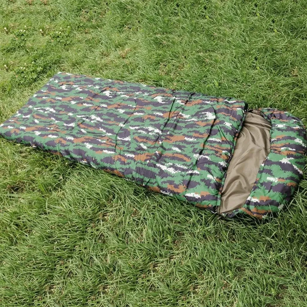 Thickened Winter and Tiger Camouflage Sleeping BagRemovable Layer Tiger Camouflage Sleeping Bag