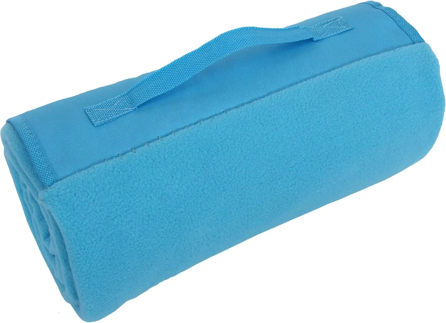 Threadart Portable Sports Stadium Blanket with Carrying Strap | Packable for Travel | Soft Fleece Fabric | 58in x 48in - Red - 5 Colors Available