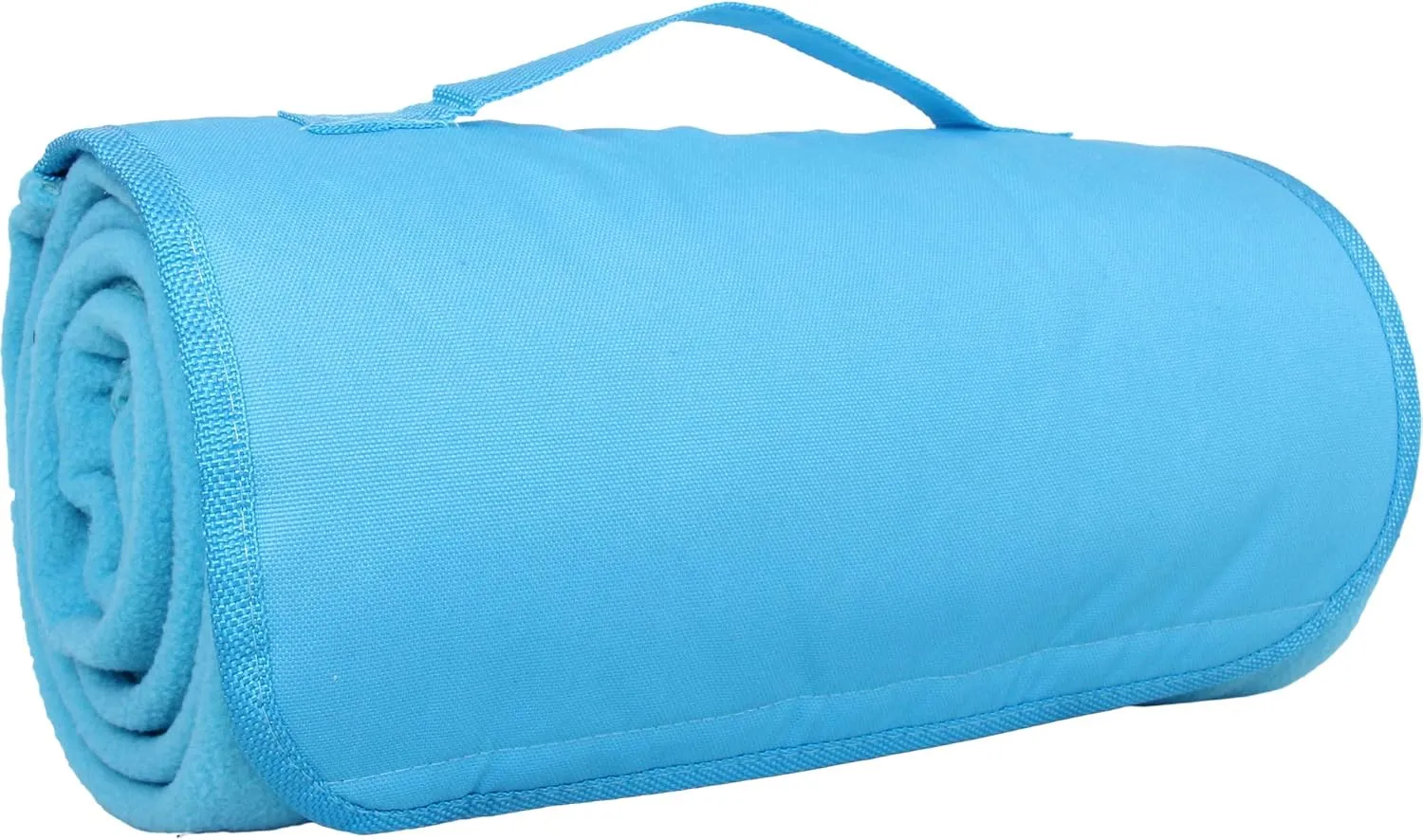 Threadart Portable Sports Stadium Blanket with Carrying Strap | Packable for Travel | Soft Fleece Fabric | 58in x 48in - Red - 5 Colors Available