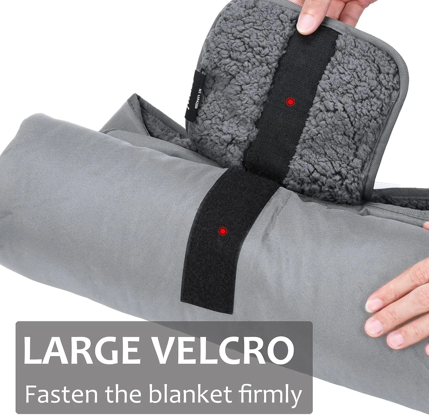 Tirrinia Outdoors Waterproof Camping Blanket,Sherpa Fleece Warm Windproof Soccer Stadium Blanket for Car Football Beach Concerts,51''X 59''
