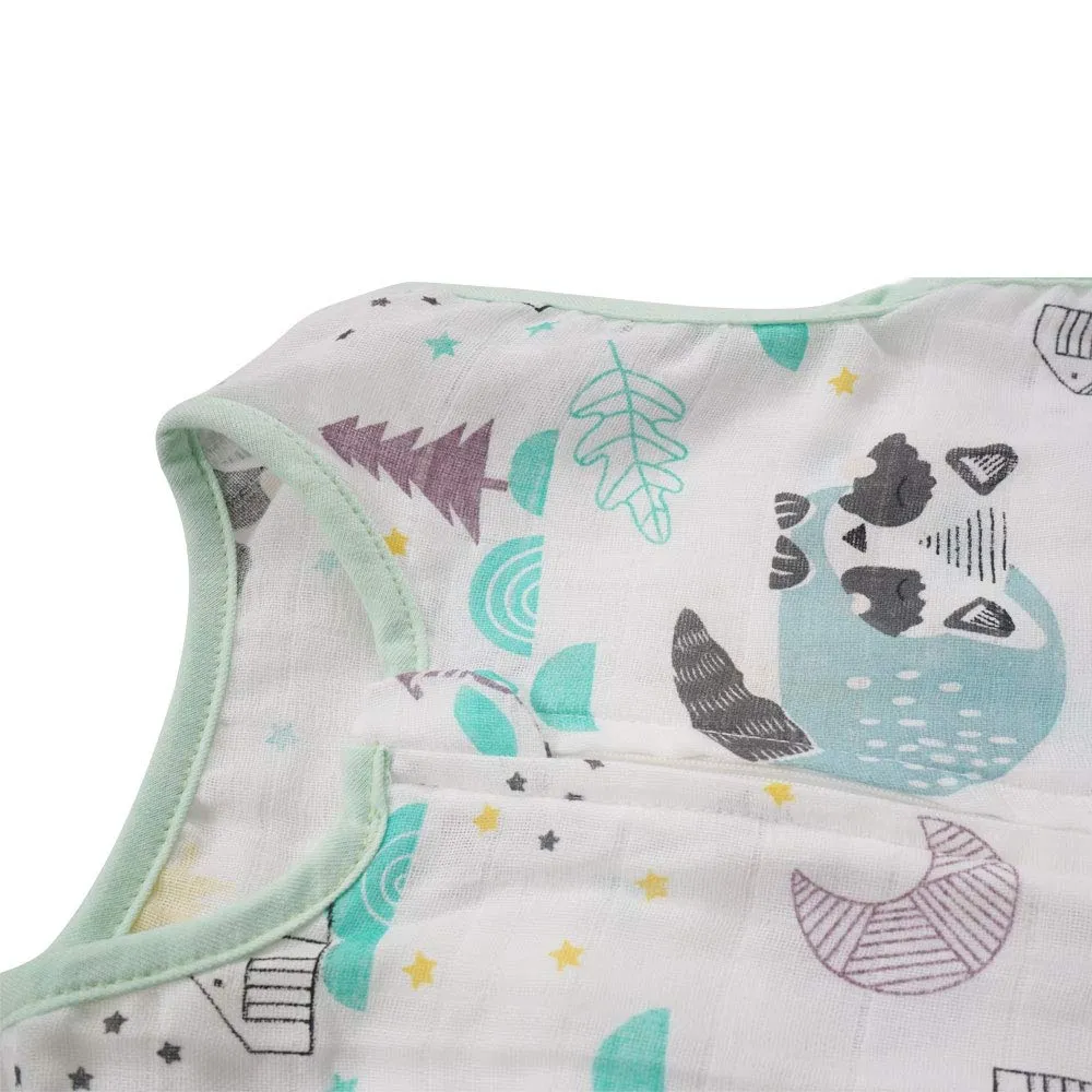 Toddler Sleeping Sack Baby Muslin Cotton Soft Wearable Blanket Summer Sleeping Bag Sleeveless Sleep Sacks 0.5 Tog 24-36 Months Boy Kids Large 3T Lightweight 4-5 Years Girl Infant Sleep Bag Kids L