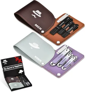 Toenail and Finger Nail Clippers Set: Separate Personal Nail Cutter Set for Men and Women, Travel Fingernail & Toe Nail Trimmer kit for Adult, Ideal for Wedding Gifts and Engagement Gifts for Couples