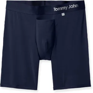 Tommy John Men’s Underwear – Cool Cotton Hammock Pouch Boxer Brief with Longer 8" Inseam – Comfortable Underwear