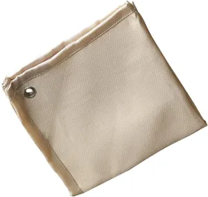 Totority Fireproof Blanket Fiberglass Thermal Resistant Mat for Camping Kitchen BBQ and Fireplace Fire Retardant Cushion