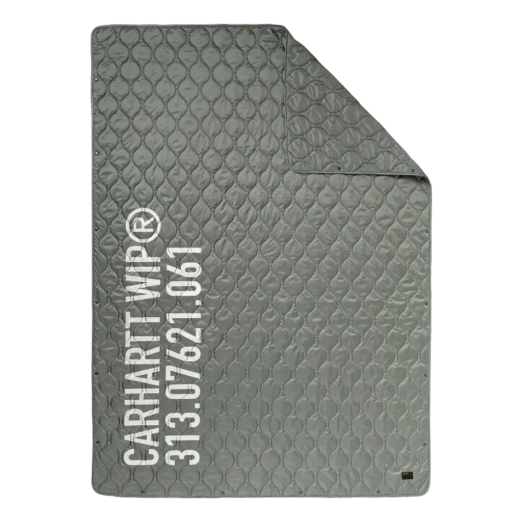 Tour Quilted Blanket Smoke Green / Reflective