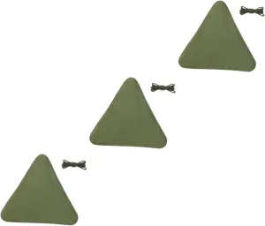 TOYANDONA Outdoor Fishing Stool Portable Triangle Camping Stool with Durable Cloth and Rope Lightweight Design for Easy Carrying and Stable Support for Fishing and Outdoor Activities