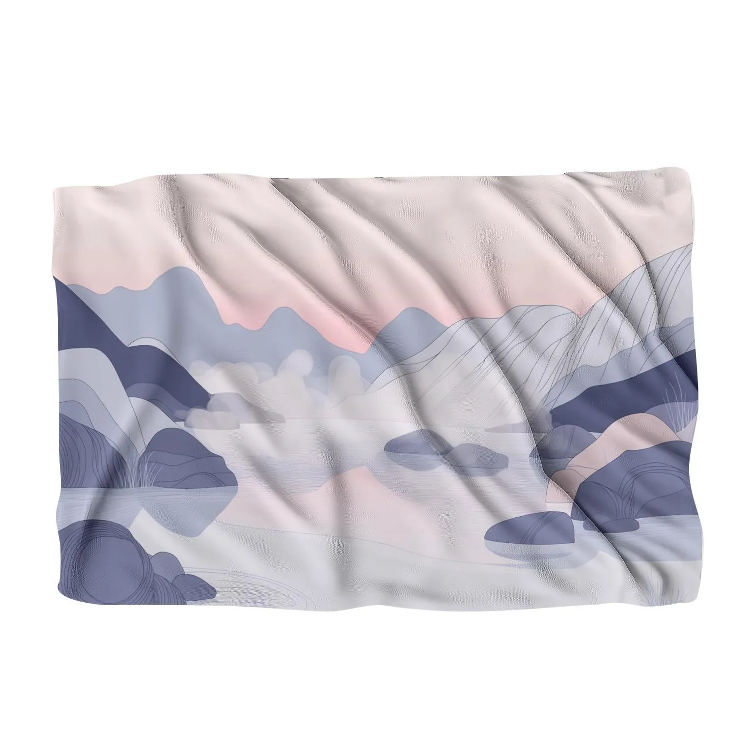 Tranquil Mountain Springs Blanket