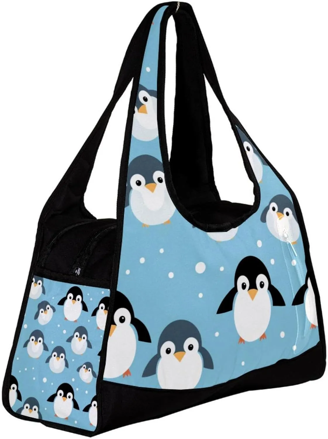 Travel Bag,Mens Gym Bag,Womens Gym Bag,Cartoon Penguin,Sports Bag