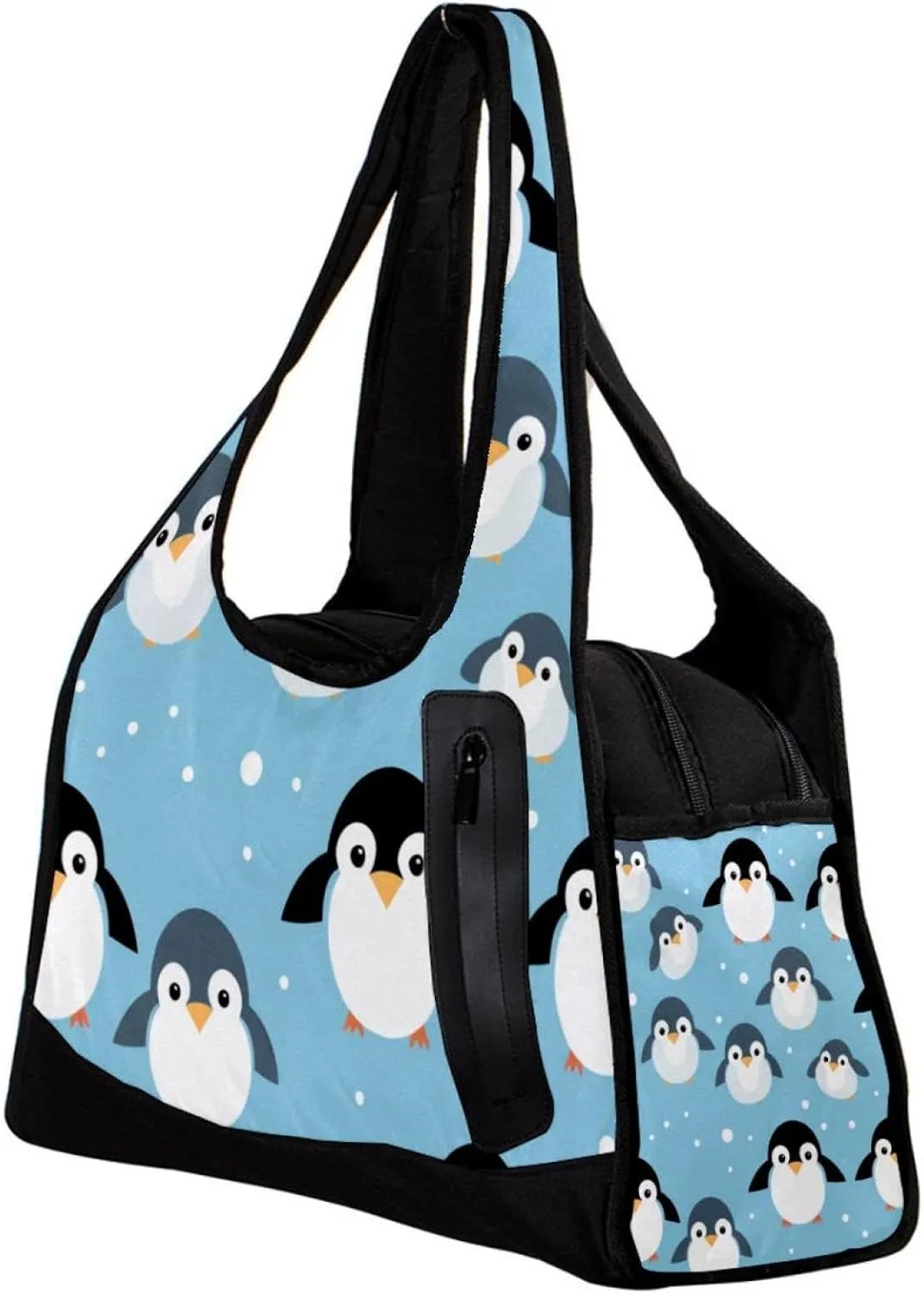 Travel Bag,Mens Gym Bag,Womens Gym Bag,Cartoon Penguin,Sports Bag