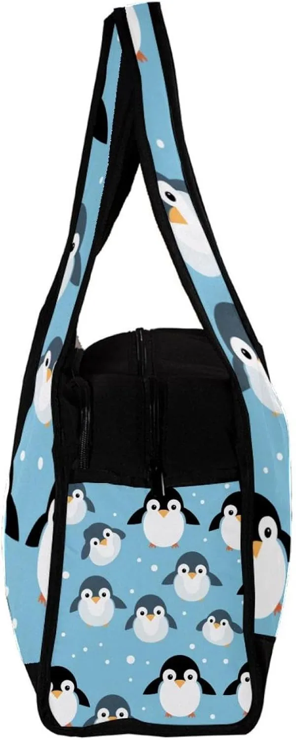 Travel Bag,Mens Gym Bag,Womens Gym Bag,Cartoon Penguin,Sports Bag