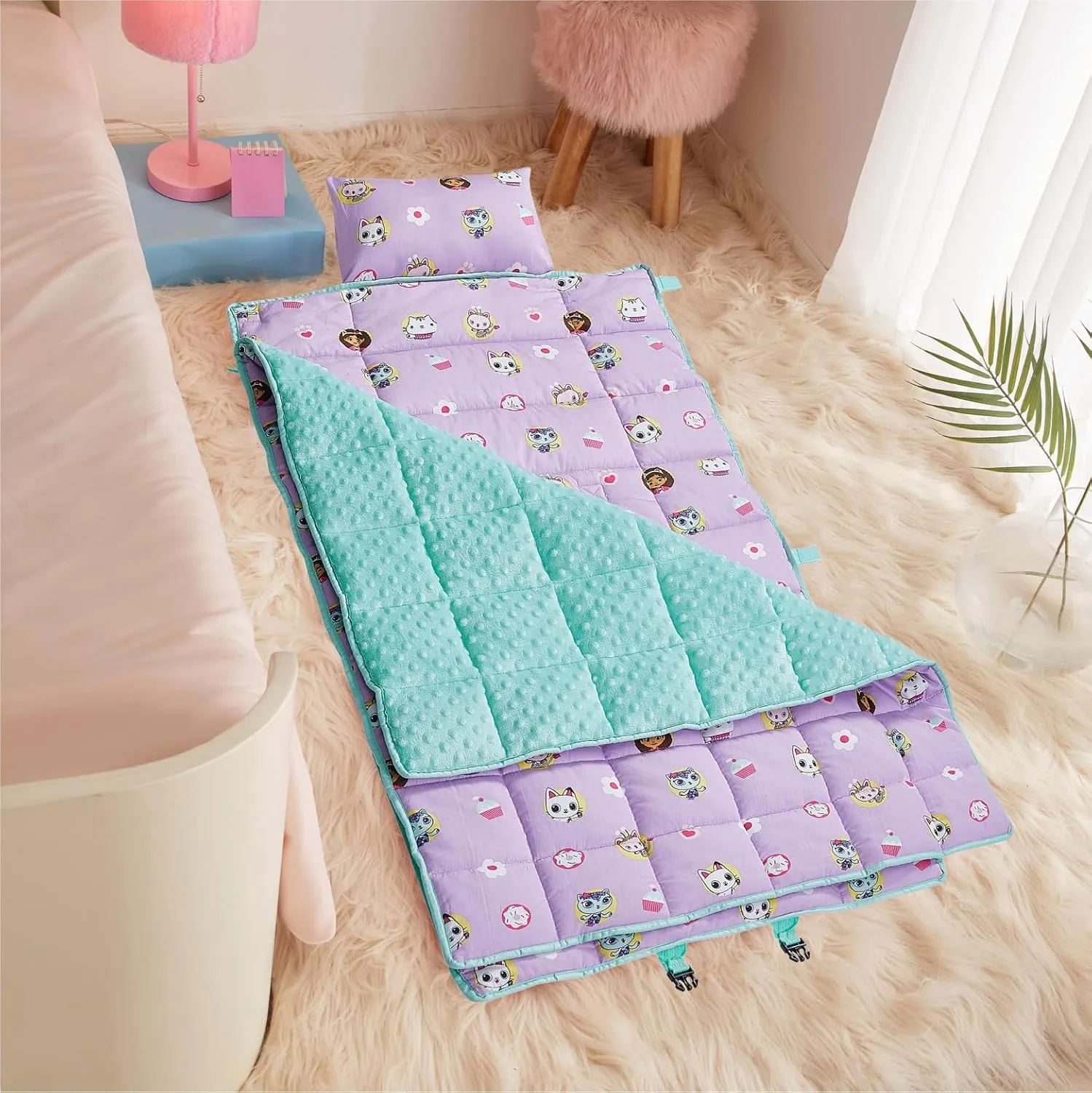 Travel Slumber Nap Mat with Built in Pillow