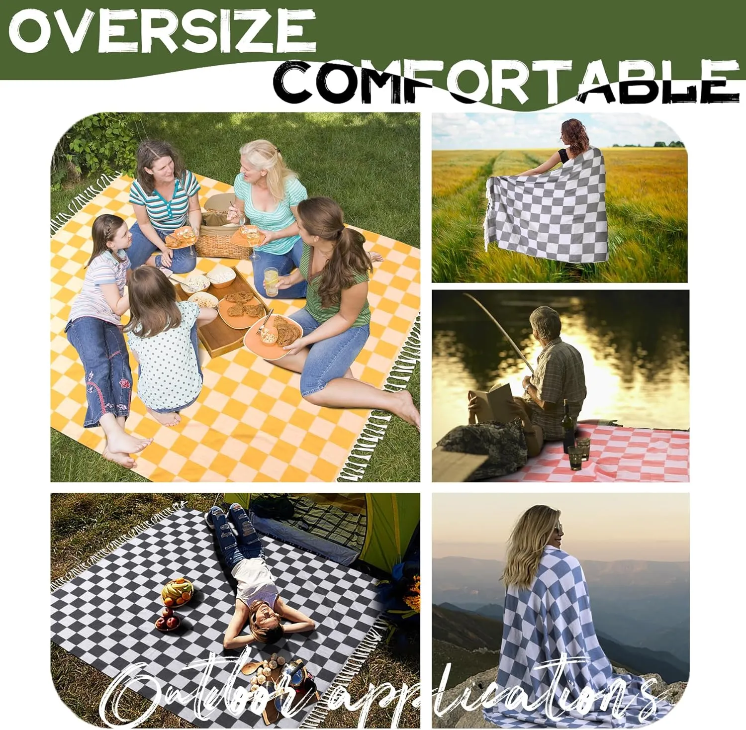 Turkish Beach Towel Blanket Picnic Outdoor Mat Oversized Sandproof Fast Dry Thin Extra Large Xl Big Huge Compact Soft Cotton Neutral Cute Summer Vacation Gifts Travel Essential Cruise Ship Item