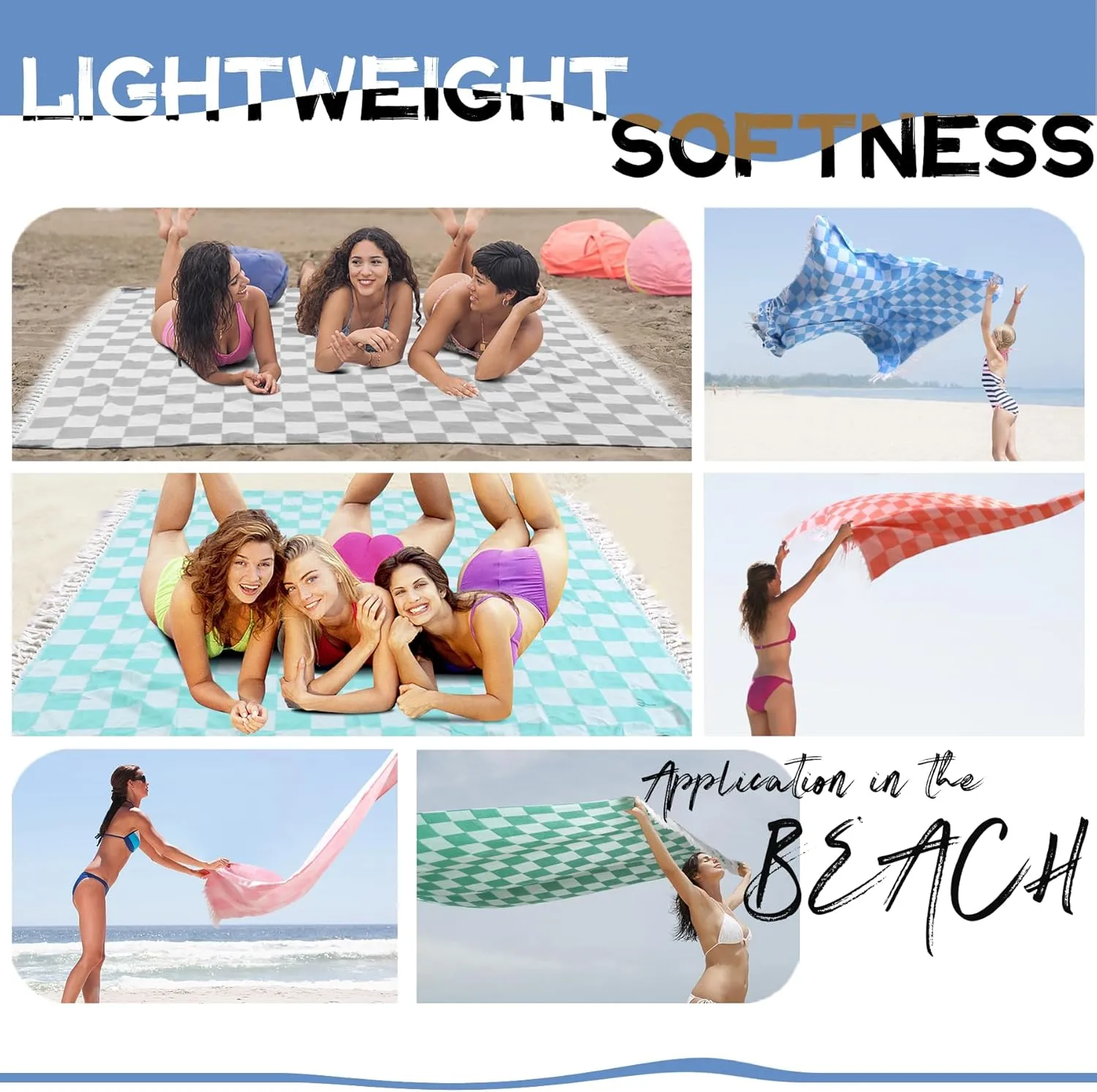 Turkish Beach Towel Blanket Picnic Outdoor Mat Oversized Sandproof Fast Dry Thin Extra Large Xl Big Huge Compact Soft Cotton Neutral Cute Summer Vacation Gifts Travel Essential Cruise Ship Item
