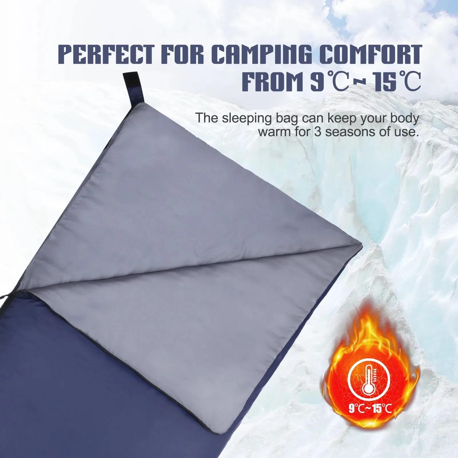 Ultra-light Outdoor Sleeping Bag for Camping Travel Hiking