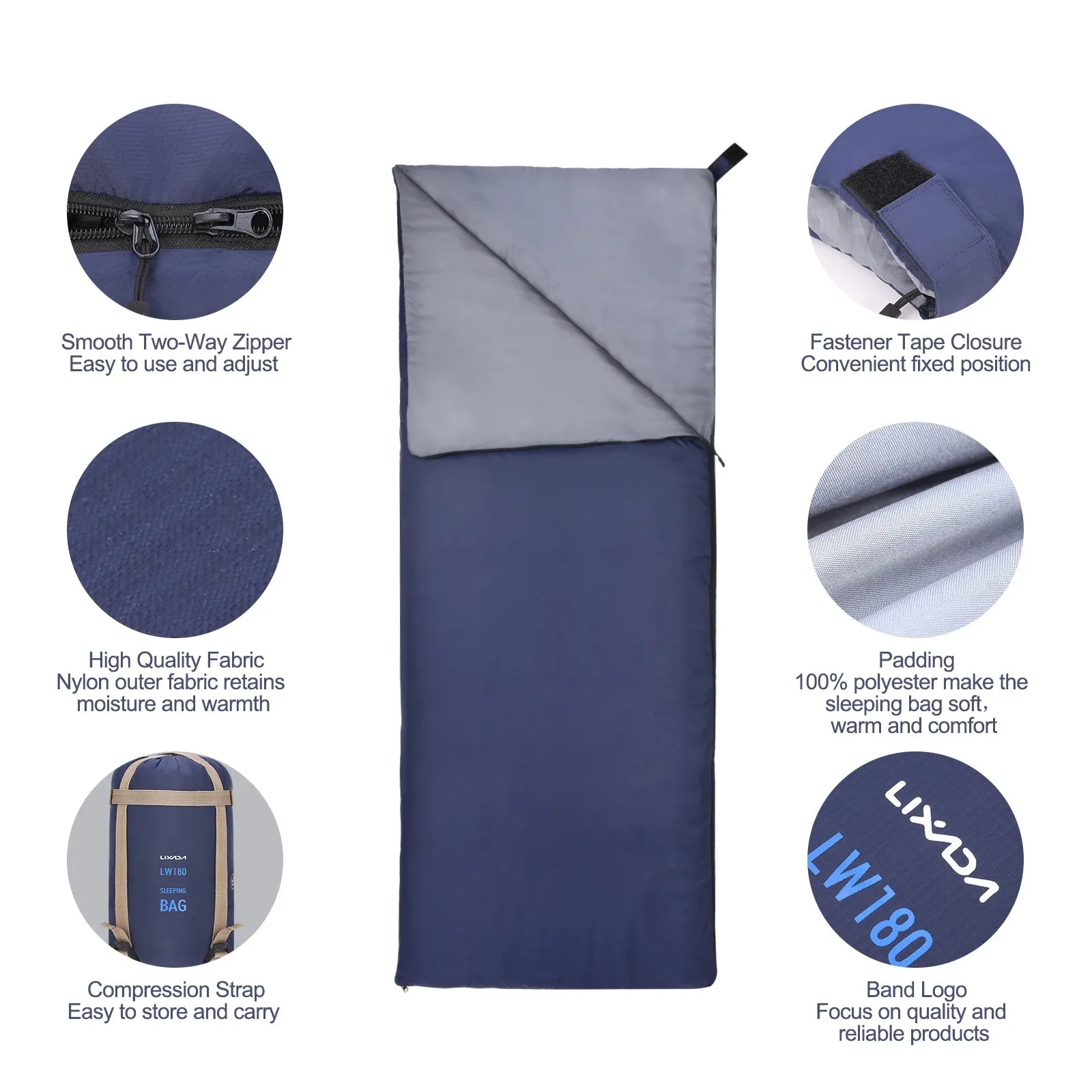 Ultra-light Outdoor Sleeping Bag for Camping Travel Hiking