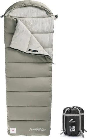 Ultralight Sleeping Bag 25°F-54°F with Hood Great for 3-4 Season Traveling Camping Outdoor Activities Family Camping Mountaineering car Camping,Machine Washable No-Snag Zipper