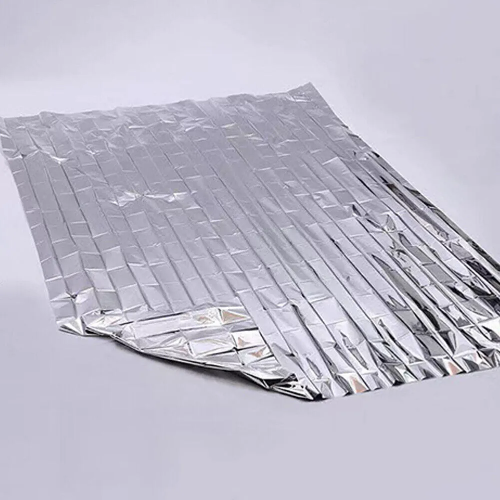 US 15-30 PACK Emergency Solar Blanket Survival Safety Insulating Mylar Thermal