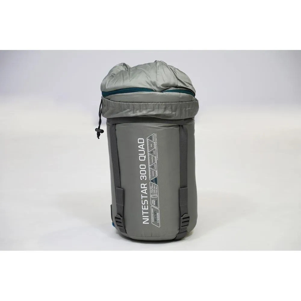 Vango Nitestar Alpha 300 Quad Sleeping Bag Square 3 Season Camping