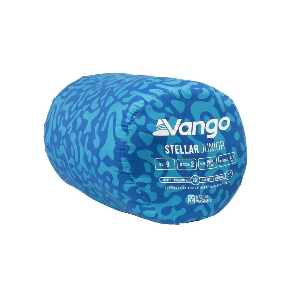 Vango Stellar Junior Sleeping Bag Junior Atlantic Blue