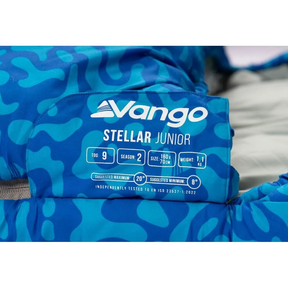 Vango Stellar Junior Sleeping Bag Junior Atlantic Blue