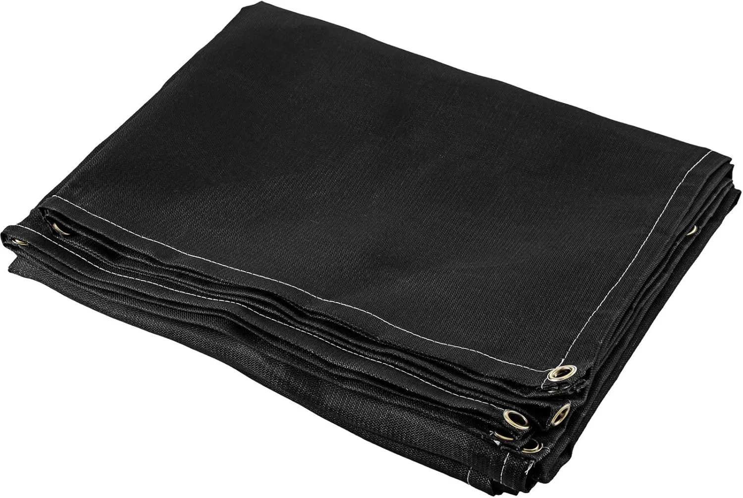 VEVOR 10 x 10 Ft Welding Blanket Black Fiberglass Blanket Portable Fiberglass Fire Retardant Blanket Welding Mat Welding Fireproof Thermal Resistant Insulation With Carry Bag