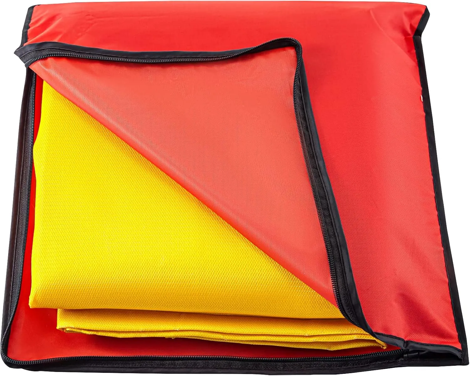 VEVOR 8 x 10 Ft Welding Blanket Gold Fiberglass Blanket Portable Fiberglass Fire Retardant Blanket Welding Mat Welding Fireproof Thermal Resistant Insulation With Carry Bag