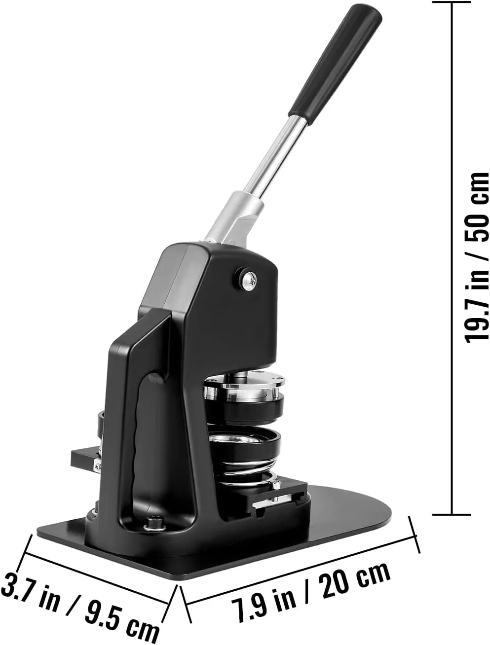 VEVOR Button Maker Machine, Multiple Sizes 1 2.25 Inch Badge Punch Press Kit, Children DIY Gifts Pin Maker, Button Making Supplies with 500pcs Button Parts & Circle Cutter & Magic Book