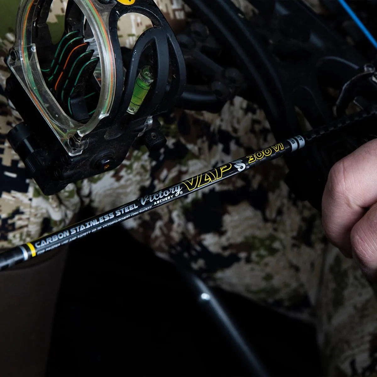 Victory Archery VAP SS 0.166" 200/250/300/350/400 Spine Micro Diameter Carbon Hunting Arrow Vane Fletched 6 Pack